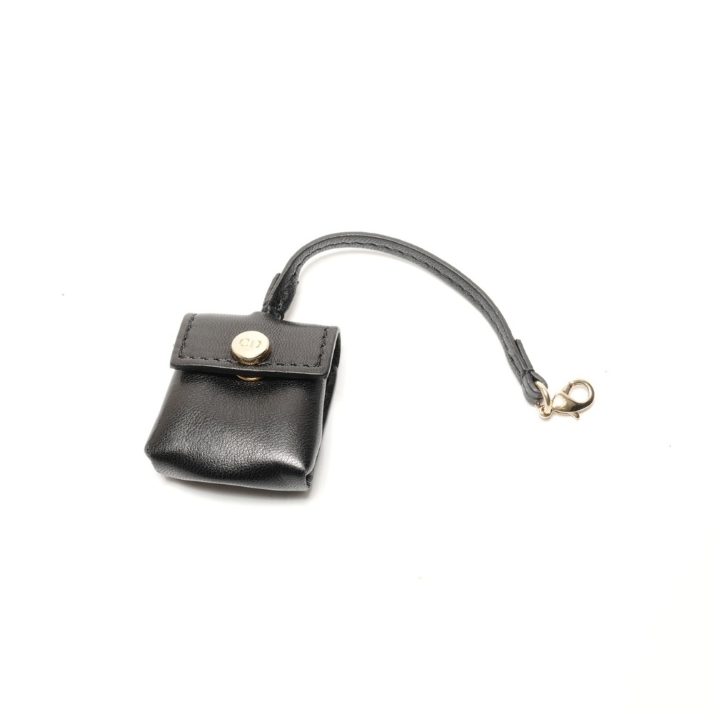 CHRISTIAN DIOR Black Leather Shoulder Bag - Picture 12 of 13